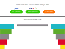 Tablet Screenshot of businessreviewed.com